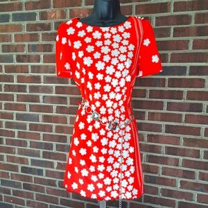 Vintage 60s Red Minidress
